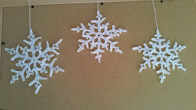 Crochet snowflake