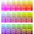 CSS Web Site Color Chart with Code and Color