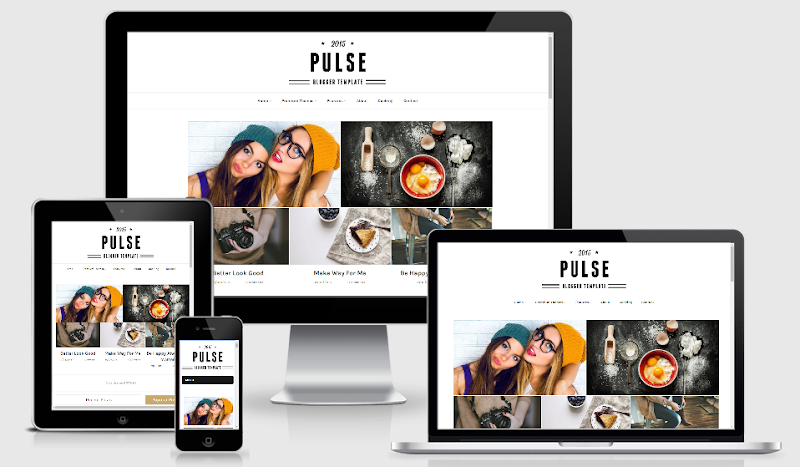Pulse Premium Responsive Blogger Template