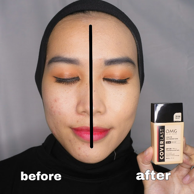 Review OMG Coverlast Liquid Foundation