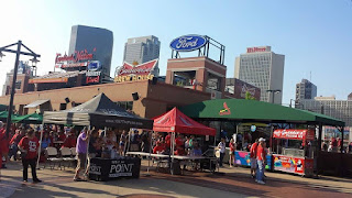 St. Louis by the stadium