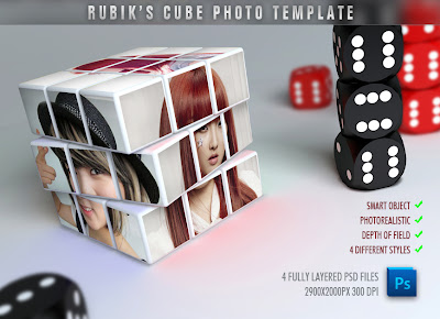 creative, cube, mock-up, mockup, photo, art, photo mask, professional, psd, photo templates, rubik, rubik's, rubric, template, templates, ryan mahendra