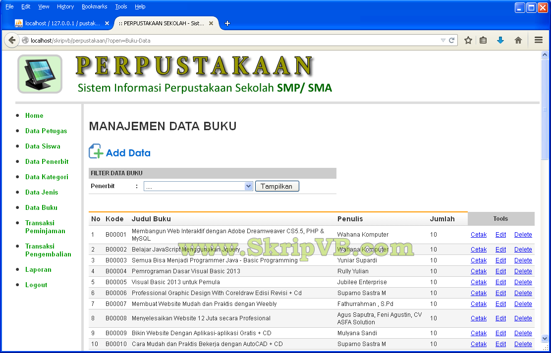 Contoh Judul Skripsi Informatika: Program Aplikasi 