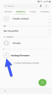 Swype to the contacts list  and click on the contact you added