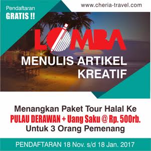 Lomba Menulis Artikel Cheria Wisata