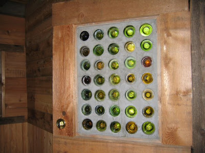 Ventana de botellas