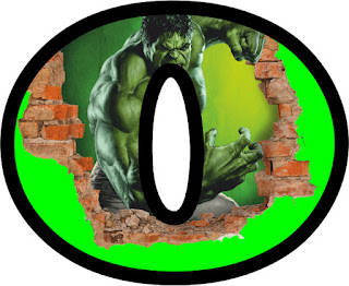 letter o green man hulk alphabet marvel