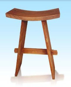 Antique chair of the board of wood