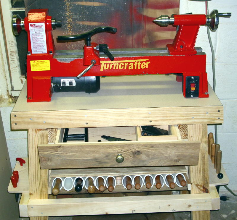 woodworking lathe stand