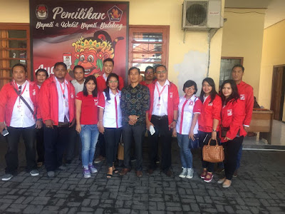 PSI Buleleng Kunjungi KPU Buleleng