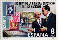 50 ANIVERSARIO DE LA PRIMERA EXPOSICIÓN FILATÉLICA NACIONAL