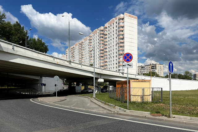 Вяземская улица, Проектируемый проезд № 6330, Сколковское шоссе, эстакада Северо-Западной хорды