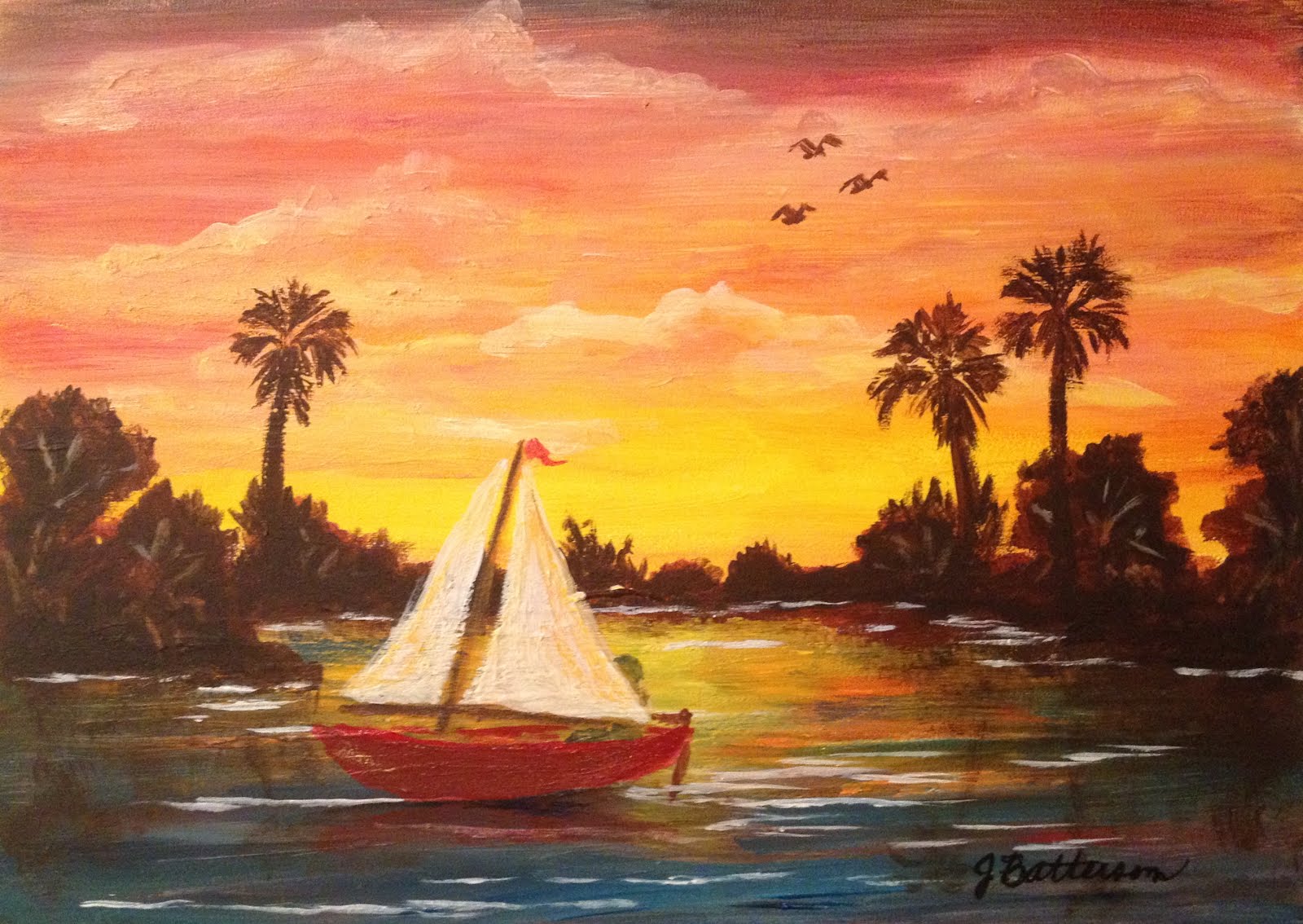 Daily Painters of Florida: Vacation Dreaming, Florida Beach Art with ...