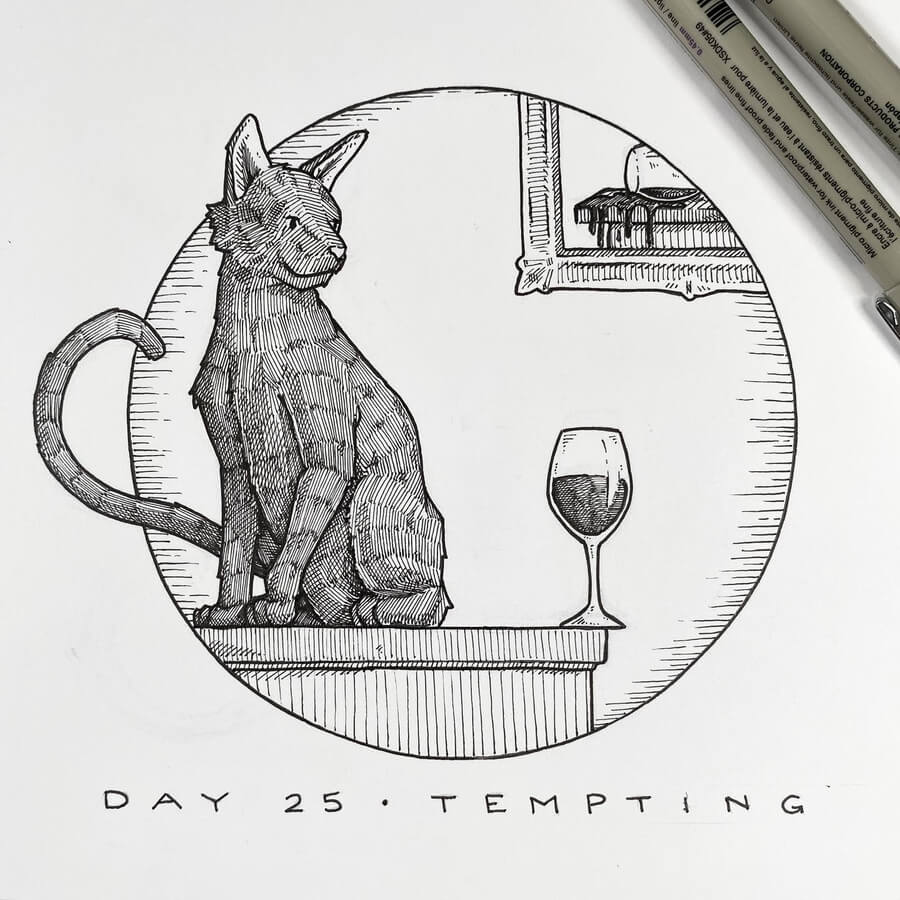 05- cats-way-of-thinking-whimsical-drawings-jake-summer-www-designstack-co