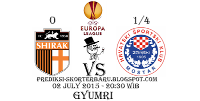 "Agen Bola - Prediksi Skor Shirak vs Zrinjski Mostar By : Prediksi-skorterbaru.blogspot.com"
