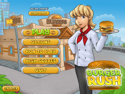 漢堡餐廳(Burger Rush)，結合模擬經營與消除遊戲！