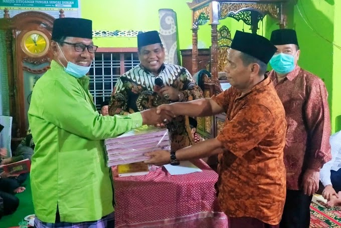 Suhatri Bur Pimpin Safari Ramadhan ke Mesjid Istiqomah Tungka Sungai Durian