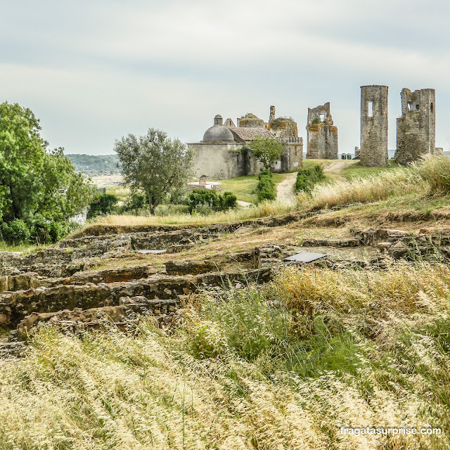 Paço dos Alcaides no Castelo de Montemor-o-Novo em Portugal