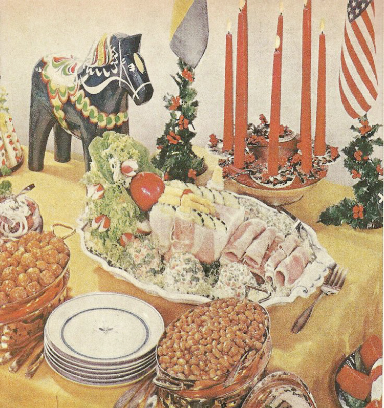 A Vintage Nerd, 1970s Christmas Dinner, Retro Food Inspiration, Vintage Christmas, Vintage Christmas Meals