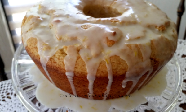Eclectic Red Barn: Limoncello cake