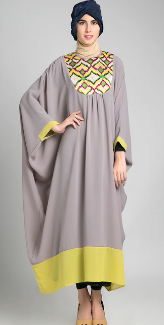 40 Model Baju Muslim Kaftan Remaja Modern Terbaru 2019 