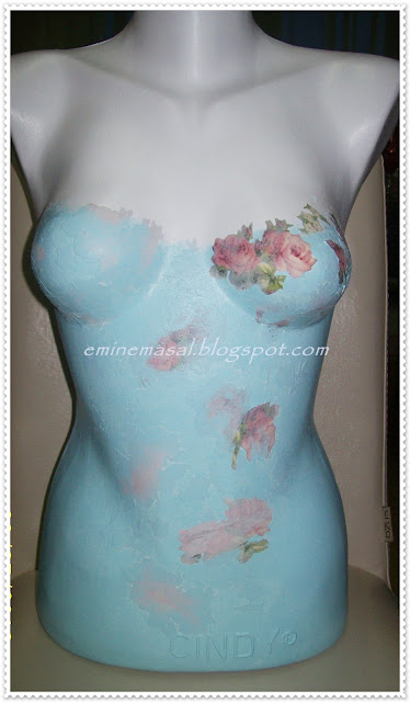 dress form decoupage,diy dress form