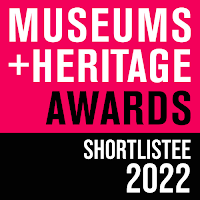 Museums + Heritage Shortlistee logo