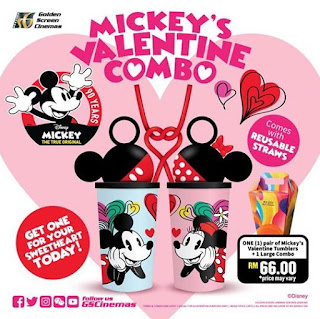 GSCinemas Mickey's Valentine Combo at RM66 (Valentine 2019)
