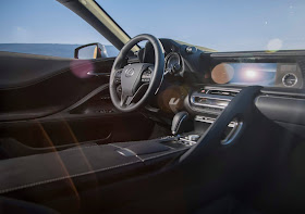 Interior view of 2019 Lexus LC 500