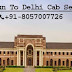 Dehradun to Delhi Cab Service