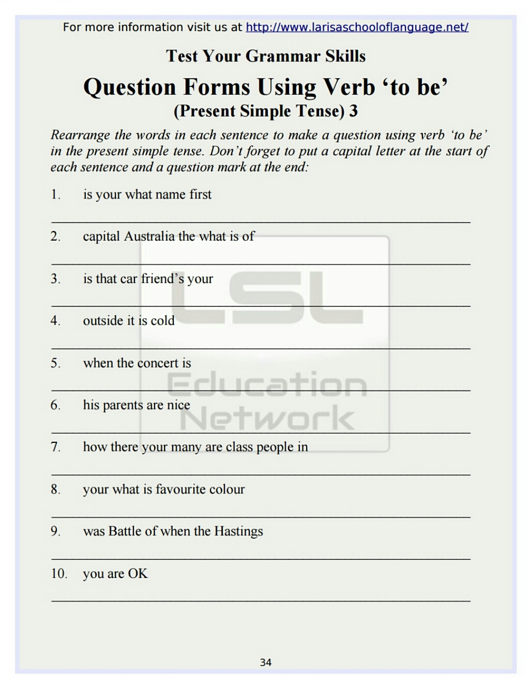 download 101 worksheets for english grammar lessons
