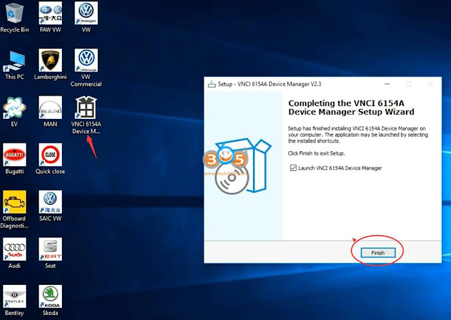 نرم افزار VNCI 6154 ODIS 13 را نصب کنید