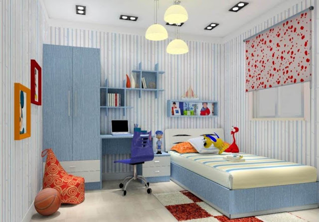 Desain Kamar Tidur Anak Laki­ - Laki Ukuran 3x3