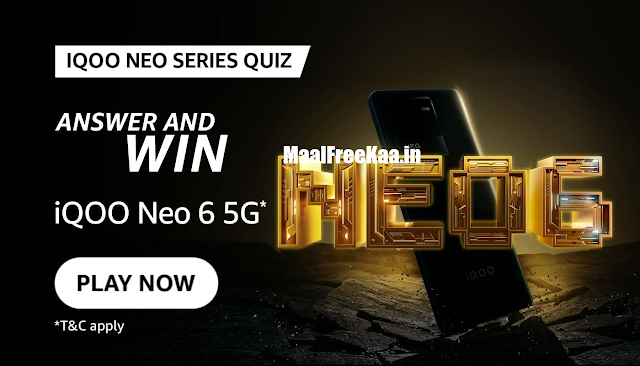 Win Free Smartphone iQOO NEO 6 5G