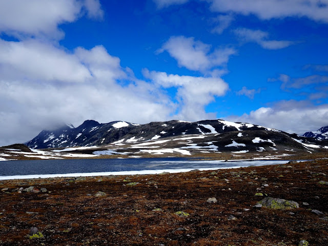 Tunra, jezero, Norsko, Jotunheimen, nikde nic