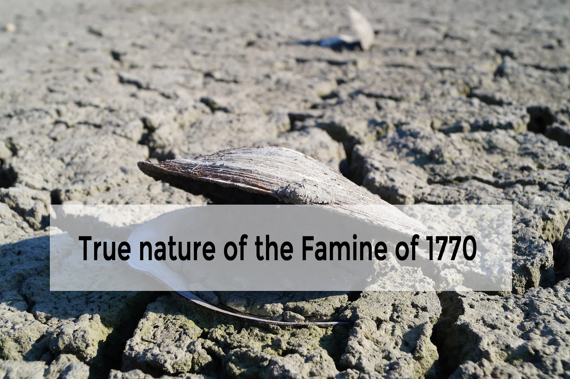 True nature of the Famine of 1770