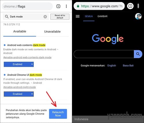 Cara Mengaktifkan Dark Mode di Aplikasi Chrome Android (Tema Gelap)