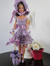 Passeio no campo - roupa de crochê para Barbie por Pecunia MillioM