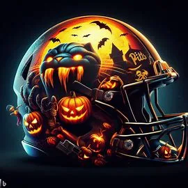 Pittsburgh Panthers halloween concept helmet