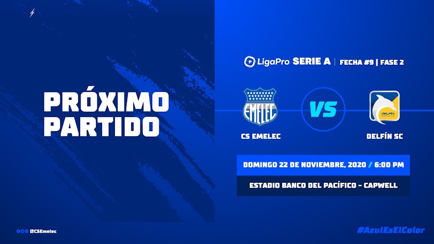 Próximo cotejo de Emelec, en el Capwell