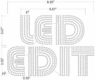 Custom pixel LED Layout Plan