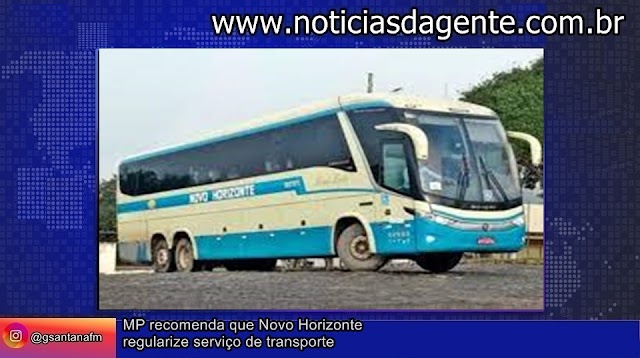 BOM JESUS DA LAPA: MP recomenda que Novo Horizonte regularize serviço de transporte
