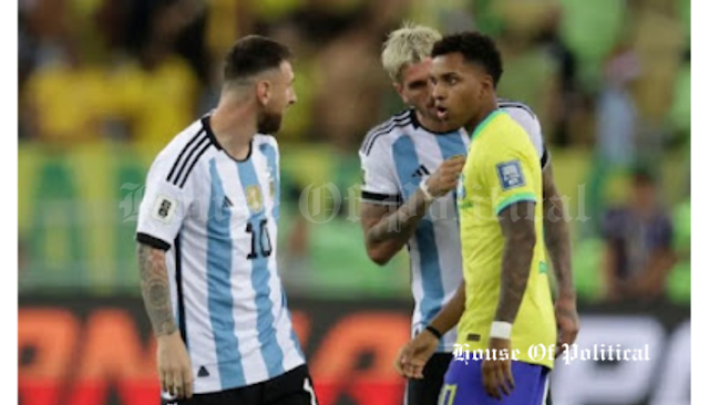 Messi-Rodrigo Clash Sheds Light on Tensions in Brazil vs. Argentina Match