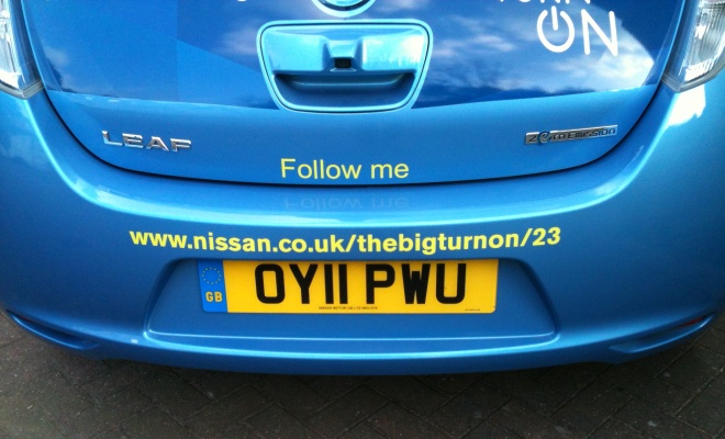 Nissan Leaf boot