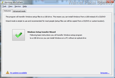 Membuat Flashdisk Bootable Windows  Dengan Novicorp WinToFlash