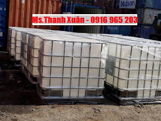 bồn nhựa ibc 1000 lít mới đựng hàng xuất khẩu