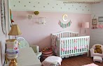 Chair Rail Nursery / Baby Girl Nursery Ideas Parents : With us doing two different colors on the wall, i knew chair rail would really finish everything off and tie it all together.