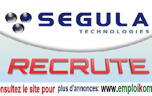 SEGULA Technologies recrute Responsable Informatique et Business Developer