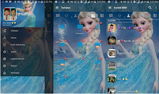 BBM MOD Frozen Transparan v3.2.0.6 APK Terbaru