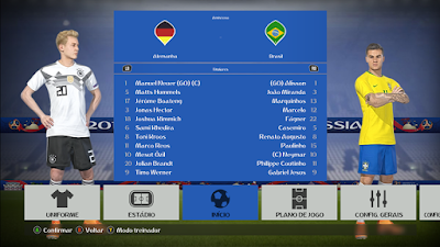 PES 2018 Theme World Cup 2018 Graphic Menu by Arthur Torres